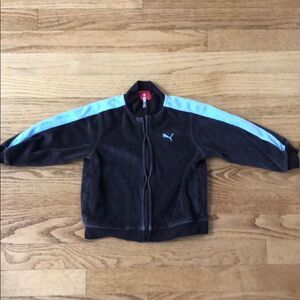 🍭6/$30 puma velour full zip track jacket - 24 m